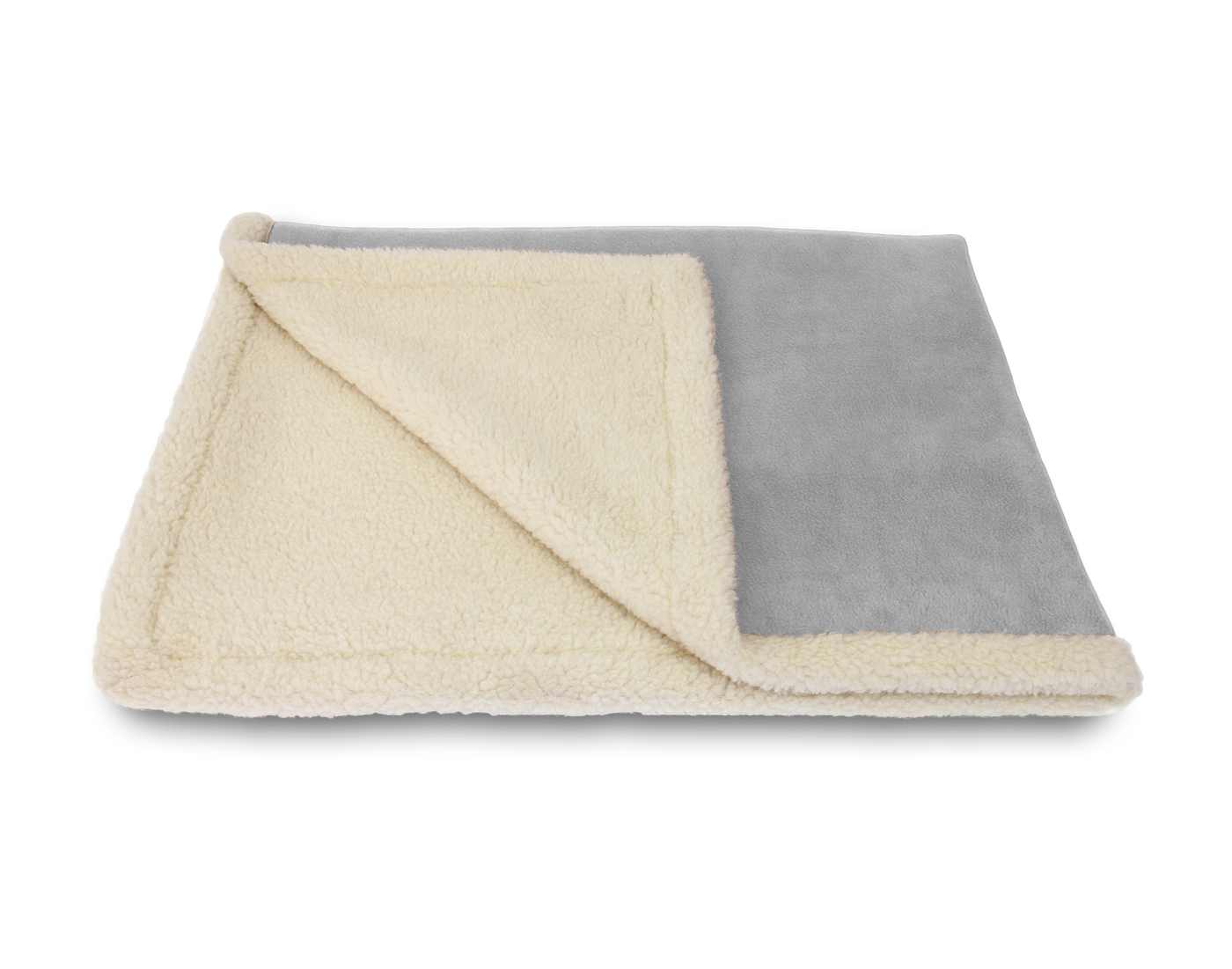 Sherpa Fleece Blanket Grey