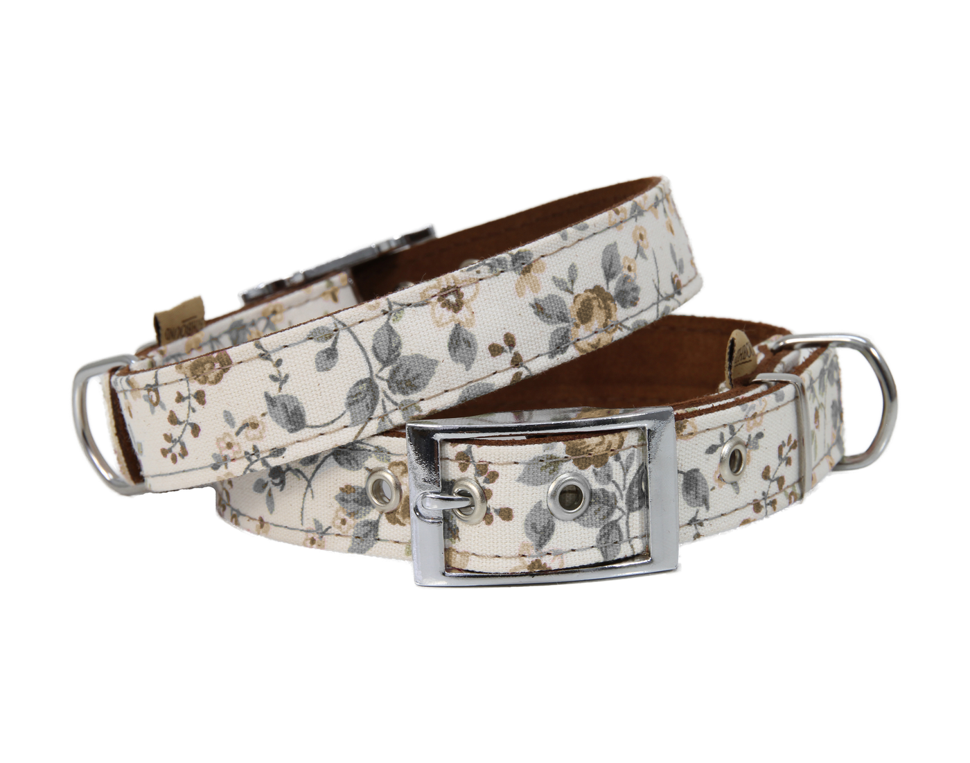 Floral Collar Beige