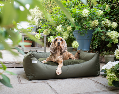 Rectangular Removable Waterproof Bed Forest Green