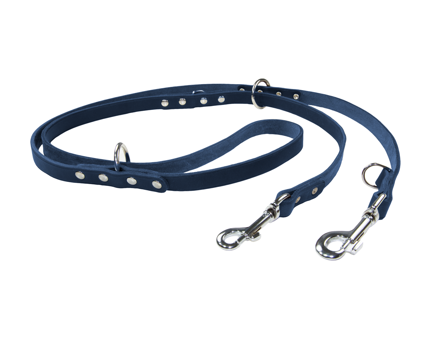 Soft Country Leather Training Lead Navy