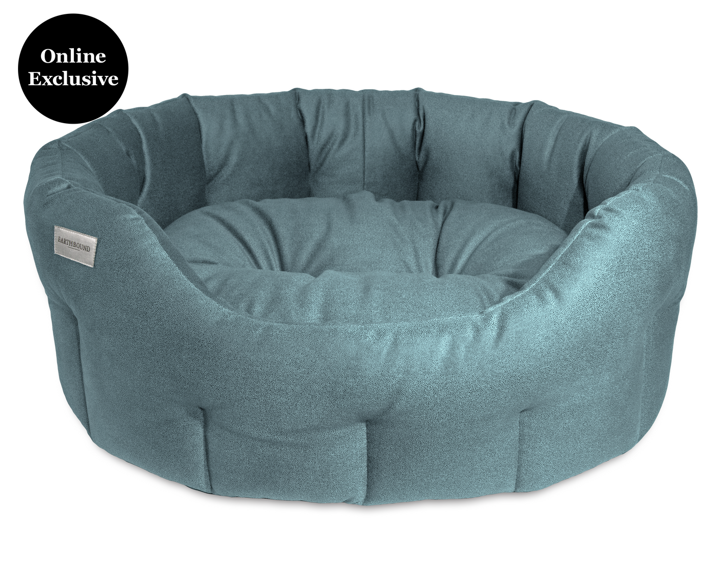 Round Windsor Bed Delphi Blue