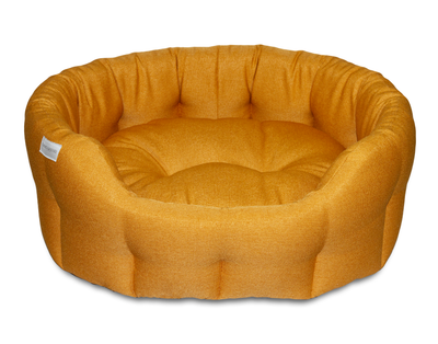 Round Camden Bed Apricot