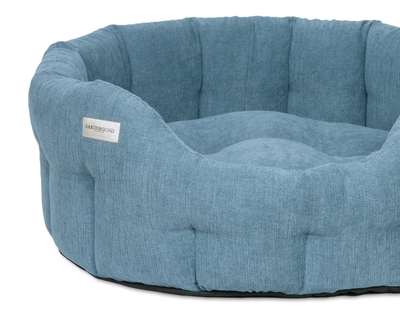 Round Orkney Bed Daisy Blue