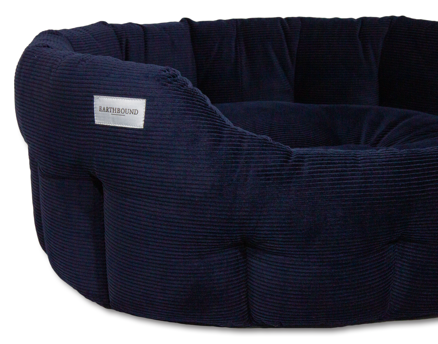 Round Chester Bed Oxford Blue