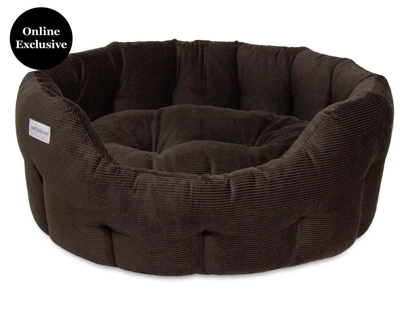 Round Chester Bed Walnut Brown