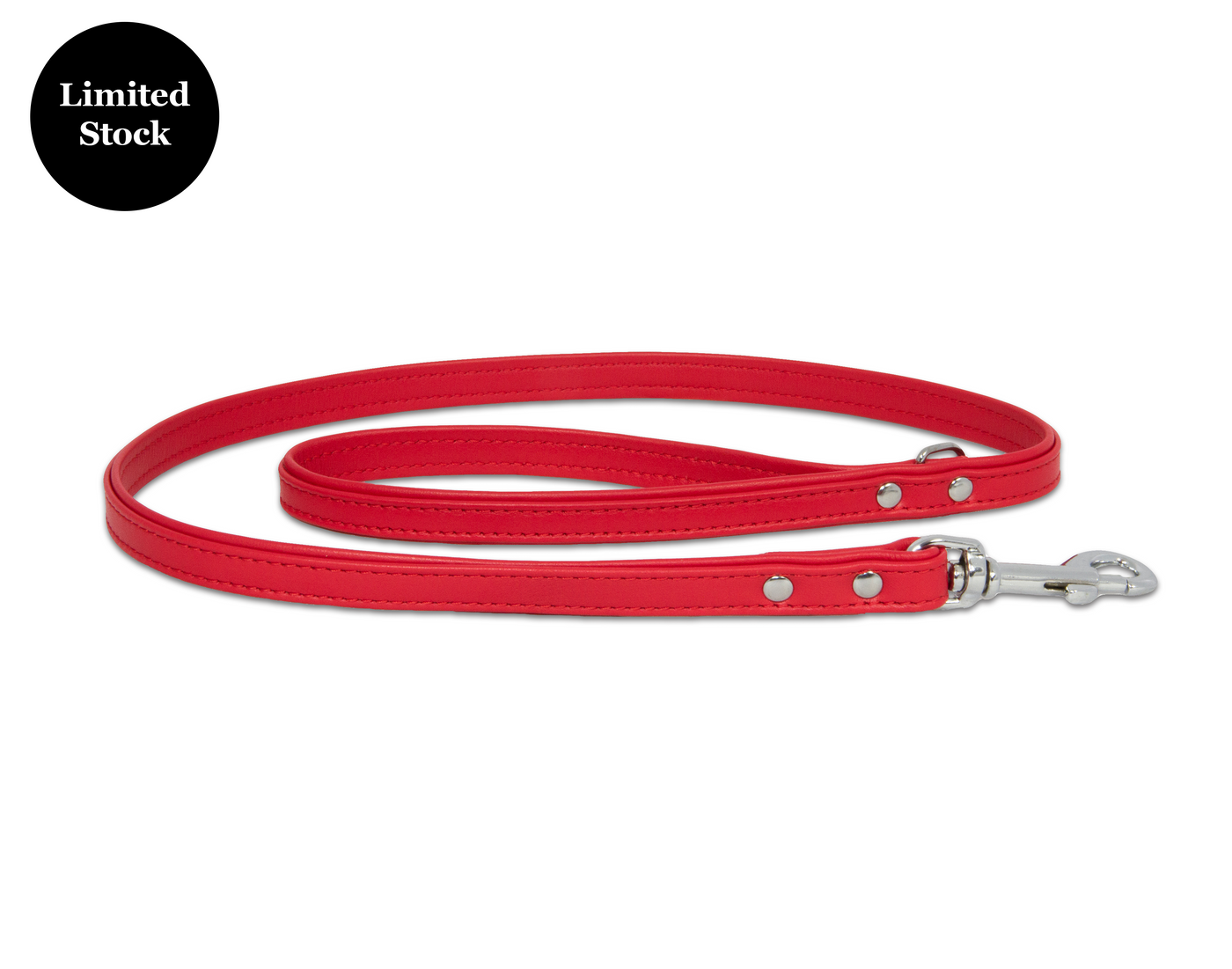 Double Leather Lead Red