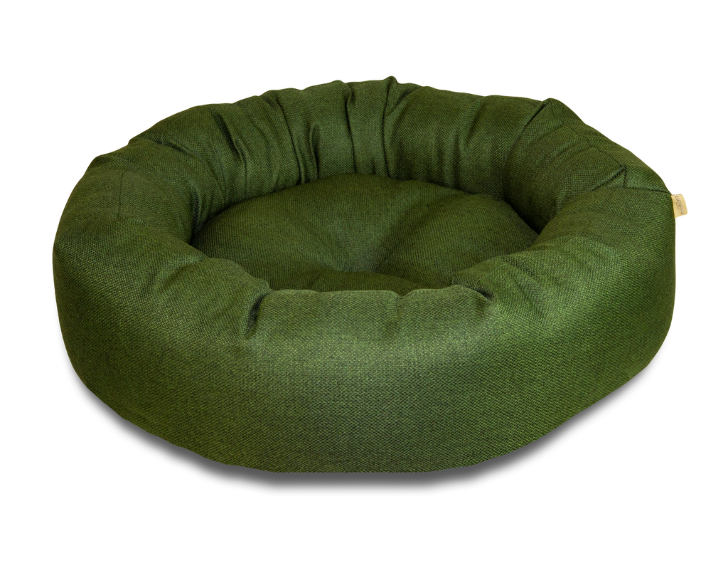 Dog shop bed green